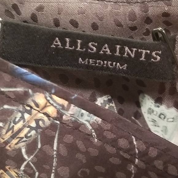 💕ALLSAINTS💕 Celeste Sleeveless Peplum Top M NWT - Picture 8 of 10